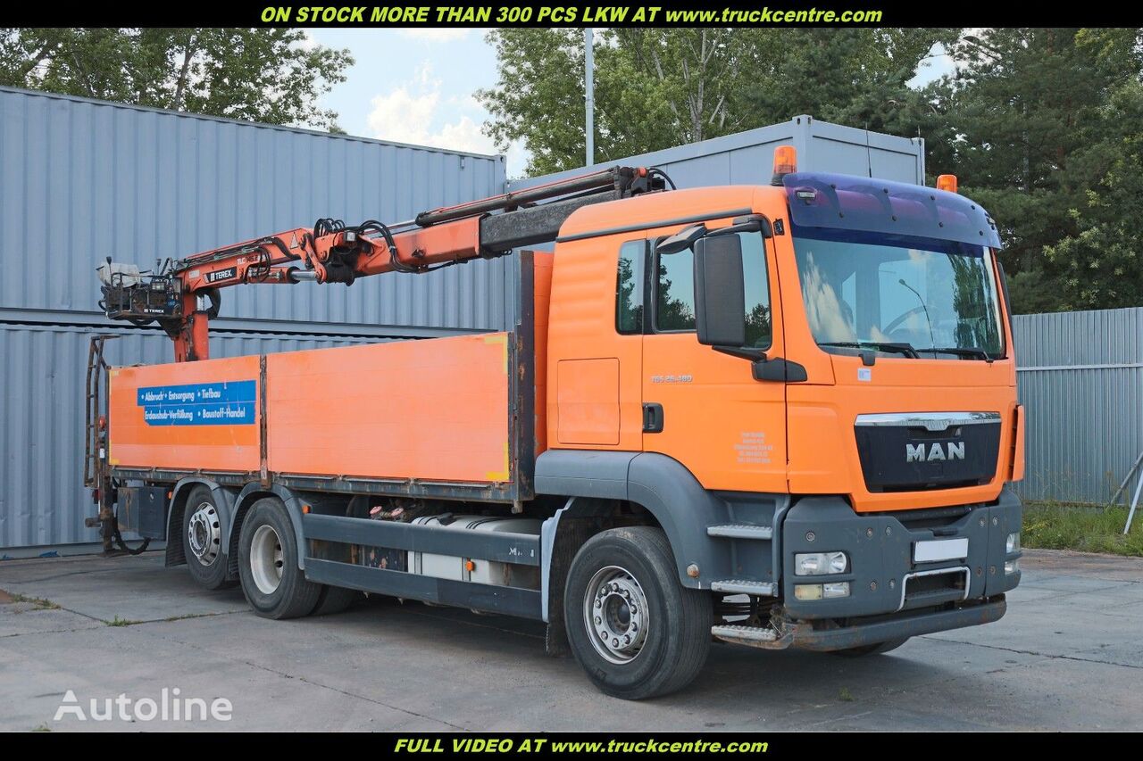 бордови камион MAN TGS 26.480 6x2-2BL, CRANE/KRAN TEREX 145.2-A12