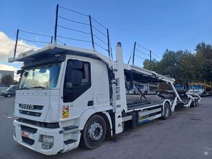 брезентов камион IVECO MAGIRUS + ремарке автовоз