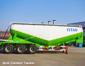 нов цистерна циментовоз 3 Axle Dry Bulk Cement Tanker Trailer for Sale in Russia