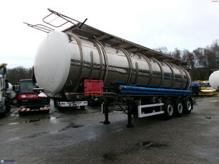 цистерна за химични продукти Clayton Chemical tank inox 37.5 m3 / 1 comp