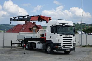 бордови камион SCANIA R420 *Pritsche 6,30 m + KRAN*Top Zustand!