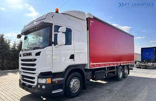 камион брезент Scania G450 / Nowa plandeka / Winda / Ładowność 14650 kg / TOP 1!