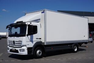 камион фургон Mercedes-Benz ATEGO / 1221 / ACC / EURO 6 / KONTENER + WINDA / 17 PALET