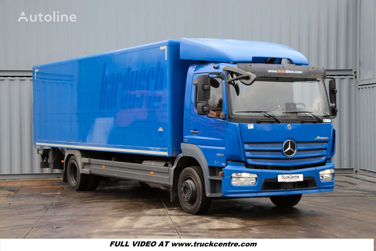 камион фургон Mercedes-Benz ATEGO 1224, EURO 6, TAIL LIFT, 18 PALLETS, TOP