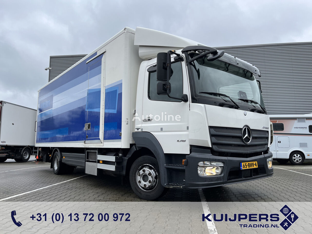 камион фургон Mercedes-Benz Atego 1018 Euro 6 / Box Truck