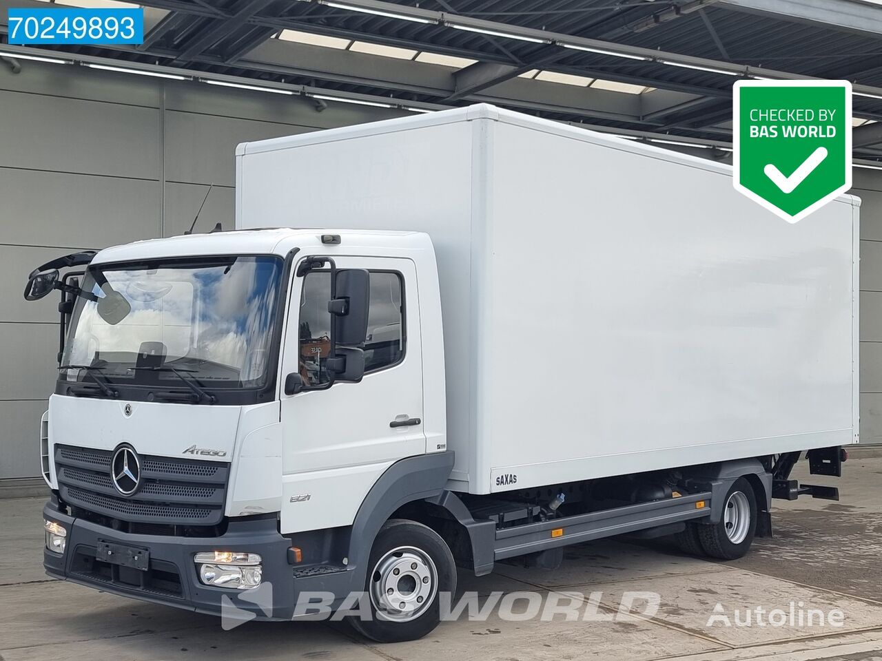 камион фургон Mercedes-Benz Atego 821 4X2 German Truck! Ladebordwand Euro 6