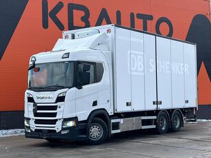 камион фургон Scania R 520 6x2 BOX L=7399 mm