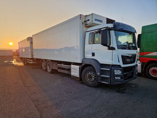 хладилен камион MAN TGS 26.440 6x2 Lenk- Liftachse + ремарке