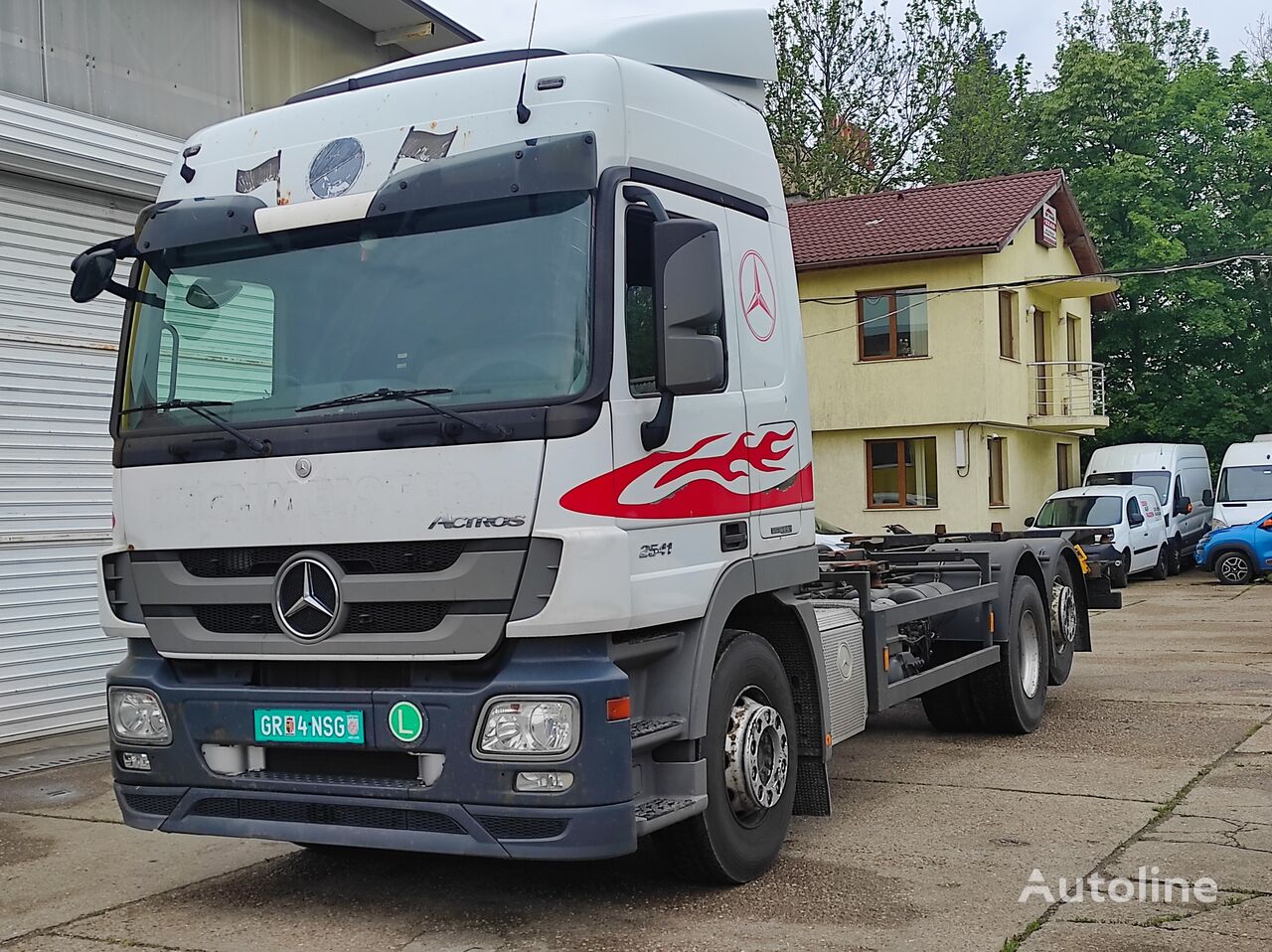 камион контейнеровоз Mercedes-Benz Actros 2541, BDF, Retarder, Euro 5-EEV