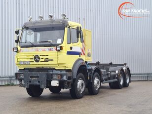 камион контейнеровоз Mercedes-Benz SK 3234 8x4 - V6 - Euro 2 - Big Axels - Full Steel - Hub reducti
