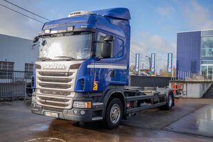 камион контейнеровоз Scania R360+E5+INTARDER+DHOLLANDIA