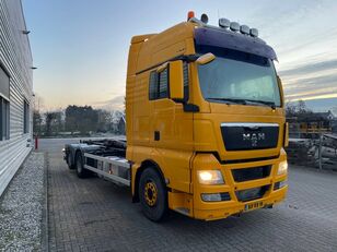 камион мултилифт с кука MAN TGX 28.480 DUBBELLUCHT / LOW KM / HOLLAND TRUCK / HYVA LIFT 26 T