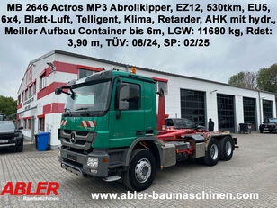 камион мултилифт с кука Mercedes-Benz 2646 Actros MP3 Abrollkipper Klima Retarder AHK