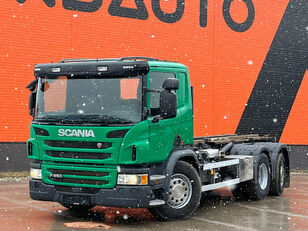 камион мултилифт с кука Scania P 450 6x2*4 LIVAB AL26.54 26 ton / L=5400 mm