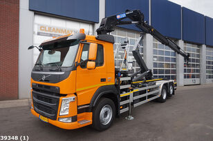 камион мултилифт с кука Volvo FM 410 HMF 23 ton/meter laadkraan