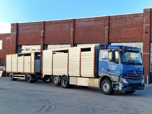 камион за превоз на животни Mercedes-Benz Actros 2548 6x2 - Livestock 1 deck - Truck + Trailer - Euro6 - F