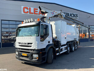 боклукчийски камион IVECO Stralis 360 8x2 Underground Container Washing Installation