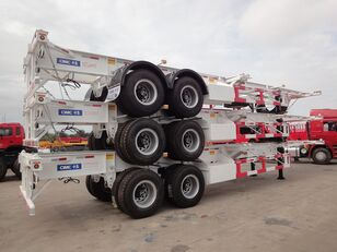 нов полуремарке контейнеровоз 40 feet 45 feet 20 feet 3 axles container skeleton semitrailer