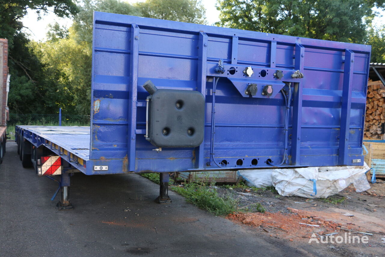 полуремарке ниска товарна площадка Goldhofer SPN-L3A 34/80 extendable 3 axle semi-trailer