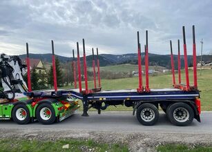 полуремарке транспорт на дървесина Scania