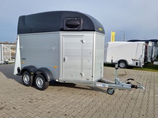 ново ремарке за превоз на коне Humbaur Equitos Alu Plus 2000 trailer for 2 horses saddle room 2T GVW