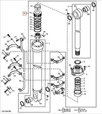 нов хидроцилиндър HITACHI BOOM / ARM / BUCKET CYLINDERS за багер HITACHI ZX870