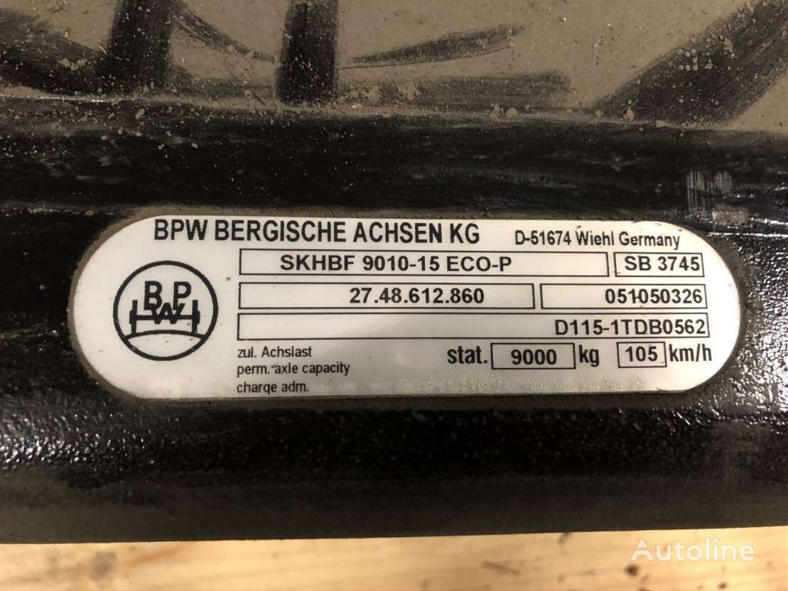 ос BPW ECO Plus SKHBF 9010-15 27.48.612.860 / 2748612 за ремарке