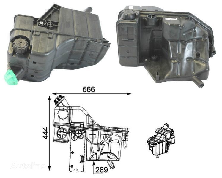 разширителен съд Mercedes-Benz 0005003149.89100002004 BEHR HELLA 89100002004 за камион Mercedes-Benz ACTROS