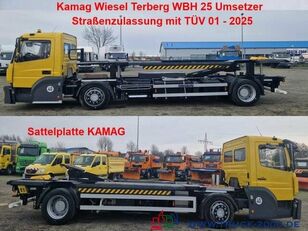товарач на контейнери и палети Mercedes-Benz Kalmar Wiesel WBH 25 BDF Umsetzer Sattelplatte