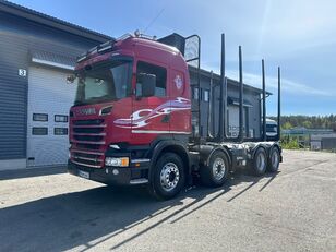 транспорт на дървесина Scania R620 8x4