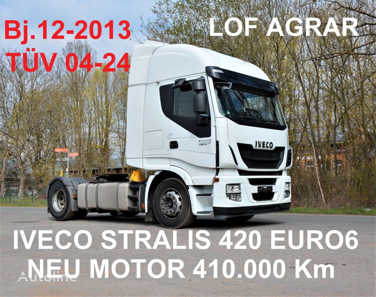 влекач IVECO STRALIS 420 E6 NEU MOTOR 347.552 Km AGRAR LOF